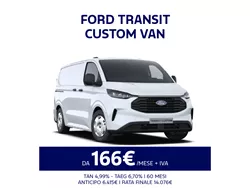 Nuova Ford Transit Custom Van