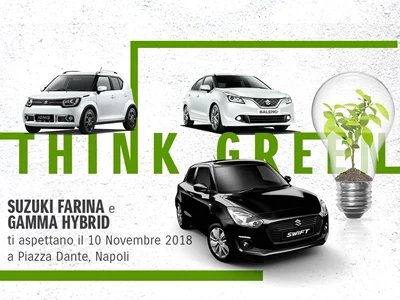 L'ibrido Suzuki a Napoli per l'evento Green Day
