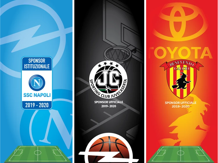 Sponsorship SSCN, Juvecaserta, e Benevento Calcio