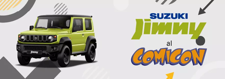 Suzuki Jimny al Comicon!