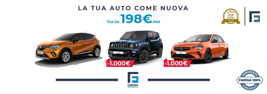 Scopri tutte le promozioni dell'Usato di Gruppo Farina