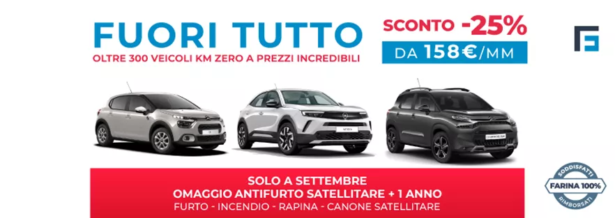 Scopri tutte le promozioni dell'Usato di Gruppo Farina