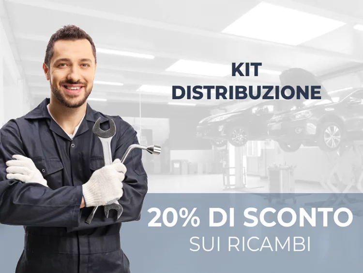 Kit distribuzione con 20% di sconto sui ricambi