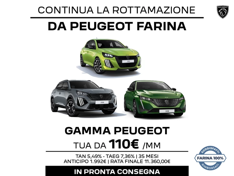Offerte speciali sulla gamma Peugeot