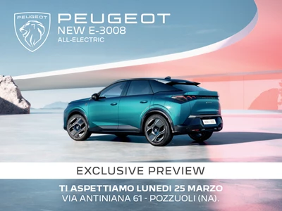 Nuovo Peugeot E-3008: Exclusive Preview il 25 marzo